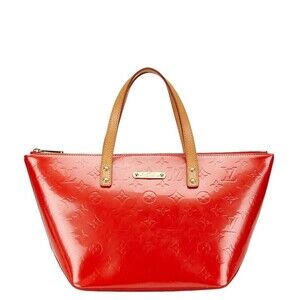 Louis Vuitton Vernis Bellevue Handbag Pomme dAmour Red Patent